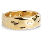 ENAMEL Copenhagen Sandra ring forgyldt sølv (str. 52-59)