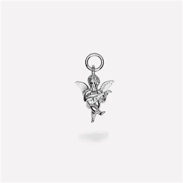 *IX Studios Angel Charm sølv vedhæng m. halskæde (50 cm)