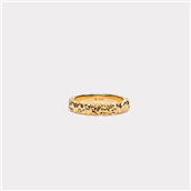 IX Studios Crunchy Class ring sølv forgyldt (str 48-66)