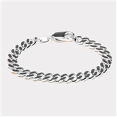 IX Studios Chunky armbånd sølv (17-21 cm)
