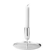 *Georg Jensen Tunes lav lysestage rustfrit stål blank