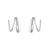 Georg Jensen Mercy øreringe 634A sølv hvirvel, 14 mm 