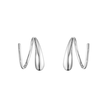 Georg Jensen Mercy Swirl øreringe 634A sølv 14 mm 