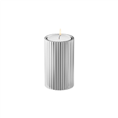 *Georg Jensen Bernadotte lysestage rustfrit stål blank 80mm