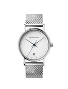 Georg Jensen Dameur KOPPEL HK321 - 32mm, kvarts, hvid urskive, stållænke