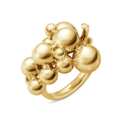 Georg Jensen Moonlight Grapes 1551 ring 18 kt. guld m. 0,02 ct. (str. 48-60)