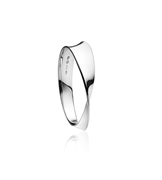 Georg Jensen Moebius armring sølv str. S-M  M-L