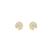 Georg Jensen Mercy Solitaire øreringe 1636C 18 kt. guld m. 0,10ct. brillant