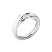 Georg Jensen REFLECT SMALL LINK ring 652A sølv (str. 48-66)