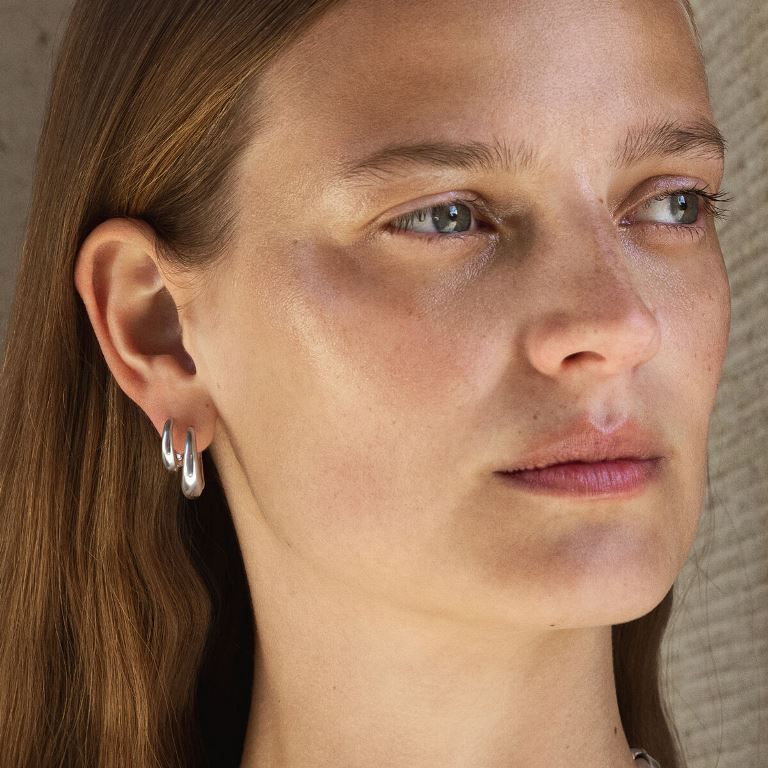 Georg Jensen SMALL 652A ørering sølv (1 stk.) | Georg Jensen Smykker - Køb pindj.dk