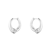 Georg Jensen REFLECT LARGE 652B øreringe sølv
