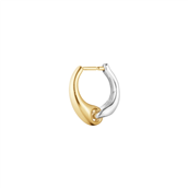 Georg Jensen REFLECT SMALL 652A ørering 18 kt. guld + sølv (1 stk.)