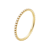 Georg Jensen Signature Diamonds ring 1652A 18 kt. guld m. 0,20-0,24 ct. (str. 48-60)