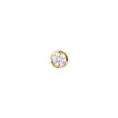 Georg Jensen Signature Diamonds solitaire ørestik 1652A 18 kt. guld m. 0,05 ct.