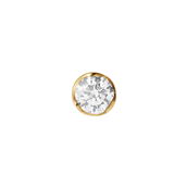 Georg Jensen Signature Diamonds solitaire ørestik 1652C 18 kt. guld m. 0,20 ct.