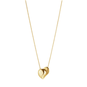 Georg Jensen 2023 Heart hjertehalskæde 18 kt. guld (41-45 cm)