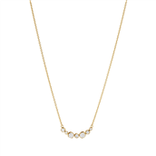 Georg Jensen Signature Diamonds halskæde 1652D 18 kt. guld m. 0,22ct.