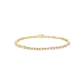 Georg Jensen Signature Diamonds tennisarmbånd 1652B 18 kt. guld m. diamanter (str. S-M)