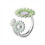 Georg Jensen x Stine Goya Daisy ring sølv rhodineret m. emalje (str. 48-60)