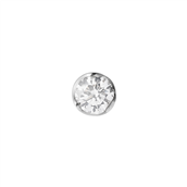 Georg Jensen Signature Diamonds solitaire ørestik 1652A 18 kt. hvidguld 0,20 ct.