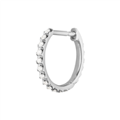 Georg Jensen Signature Diamonds ørering 1652E 18 kt. hvidguld m. 0,10 ct.