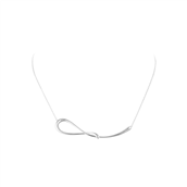 Georg Jensen Mercy halskæde 634E sølv, 45 cm