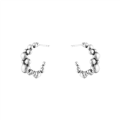 Georg Jensen Moonlight Grapes 551S øreringe hoops sølv