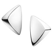 *Georg Jensen Peak øreclips sølv