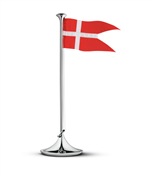 Georg Jensen fødselsdagsflag, stål