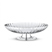 Georg Jensen Bernadotte fad på fod blankt rustfrit stål 
