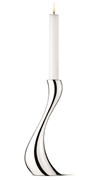 Georg Jensen Cobra lysestage, stor, stål, blank