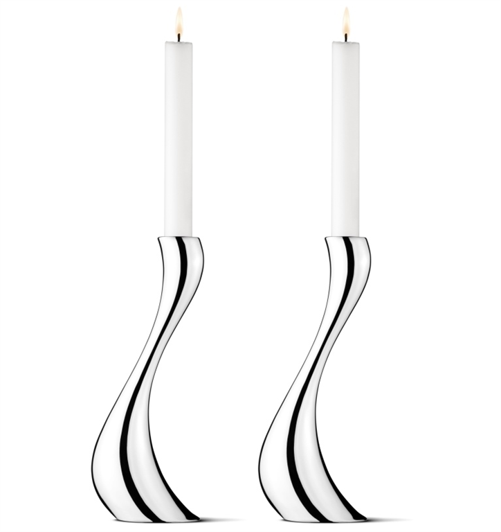 Georg Jensen Cobra sæt 2 stk., stor, stål, blank | Georg Jensen - Køb hos pindj.dk