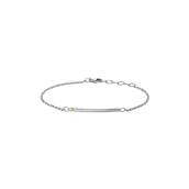 *Heiring Ease armbånd rhodineret sølv 17-19 cm