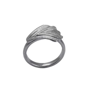 Heiring Faggio ring small sølv oxideret str. 47-62
