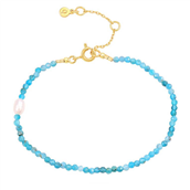 Hultquist Wren armbånd forgyldt sølv m. cz + fvp (17 + 3 cm)