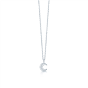 ID Fine Jewelry Cresent Moon halskæde sølv