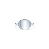 ID Fine Jewelry Dash Statement ring rhodineret sølv str. 48-58