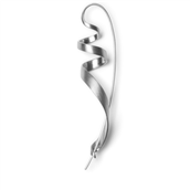 Jane Kønig Ringlet ørering sølv (1stk) 