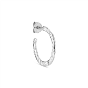 Jane Kønig Bruised Heart Creol ørering sølv (1 stk)