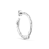 Jane Kønig Drippy Hoop sølv  (1stk)