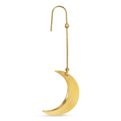 Jane Kønig Half Moon ørering sølv forgyldt (1stk)