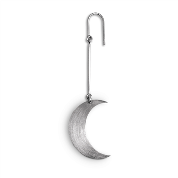 Jane Kønig Half Moon ørering sølv (1stk)