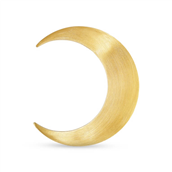 Jane Kønig Massive Half Moon Stud ørering forgyldt sølv (1 stk)
