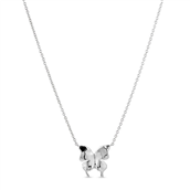 Jane Kønig Butterfly Necklace halskæde sølv (38-42cm)
