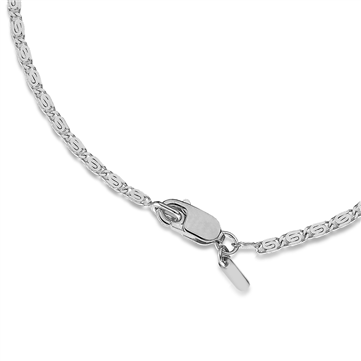 Jane Kønig Envision S-Chain halskæde sølv (42cm)