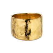Jane Kønig Big Bruised Heart ring forgyldt sølv (str. 48-60)