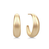 *Julie Sandlau Sparrow midi hoops forgyldt sølv