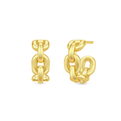 Julie Sandlau Link Chain Mini Hoops - Gold
