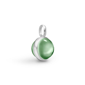 Julie Sandlau Prime vedhæng sølv rhodineret grøn ametyst krystal