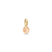 Julie Sandlau Berry Small Turmalin Rose vedhæng forgyldt sølv m. krystal + cz